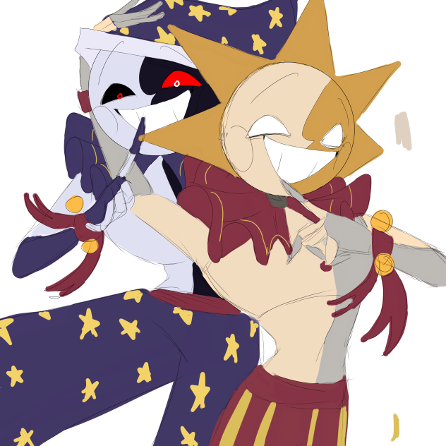 Sundrop and Moondrop drawing (old)