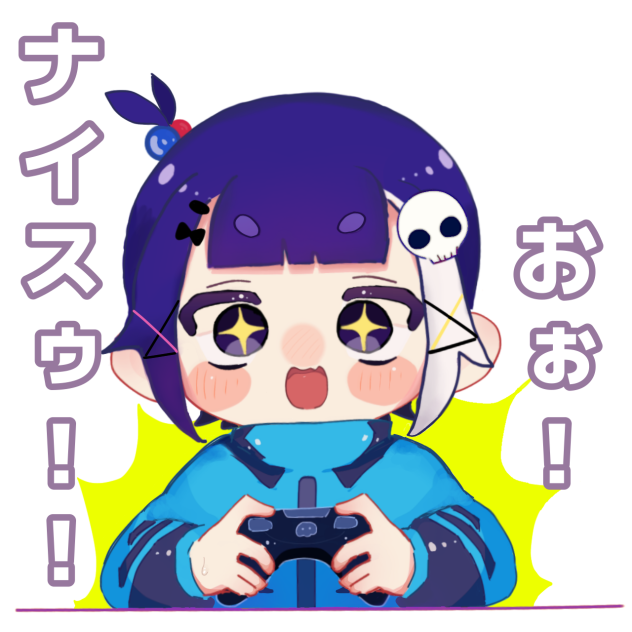 ラインスタンプ風イラスト