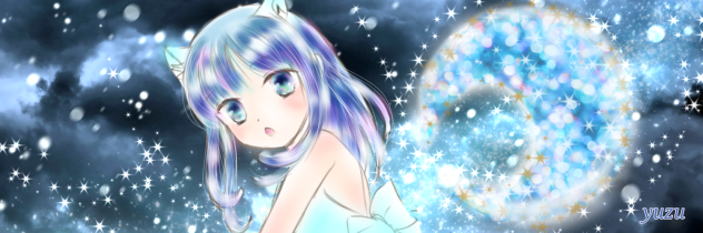 　フリーヘッダー夜空