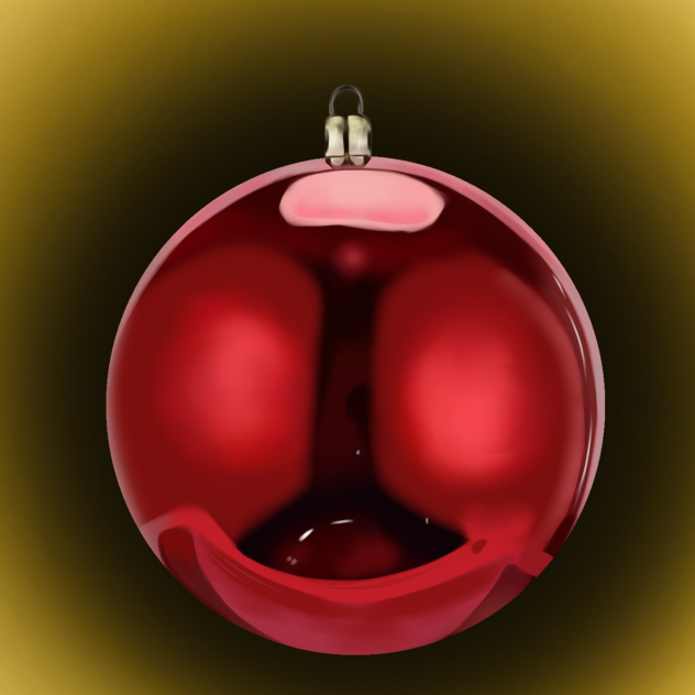 Red Christmas ball ✨