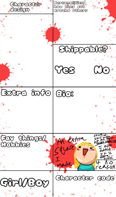 Template for the Gacha villain