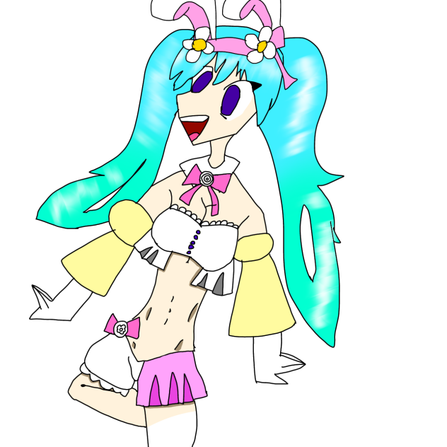 Hatsune miku drawing!
