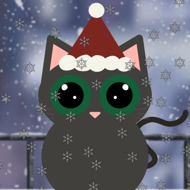 Christmas cat