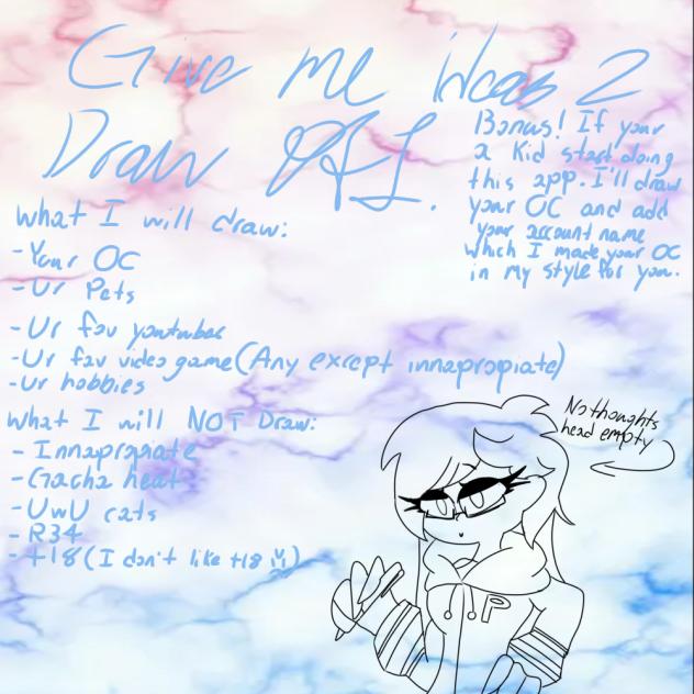 Give me ideas to draw pt1