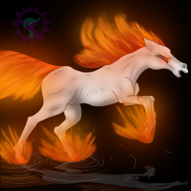 Bronco Logo Horse