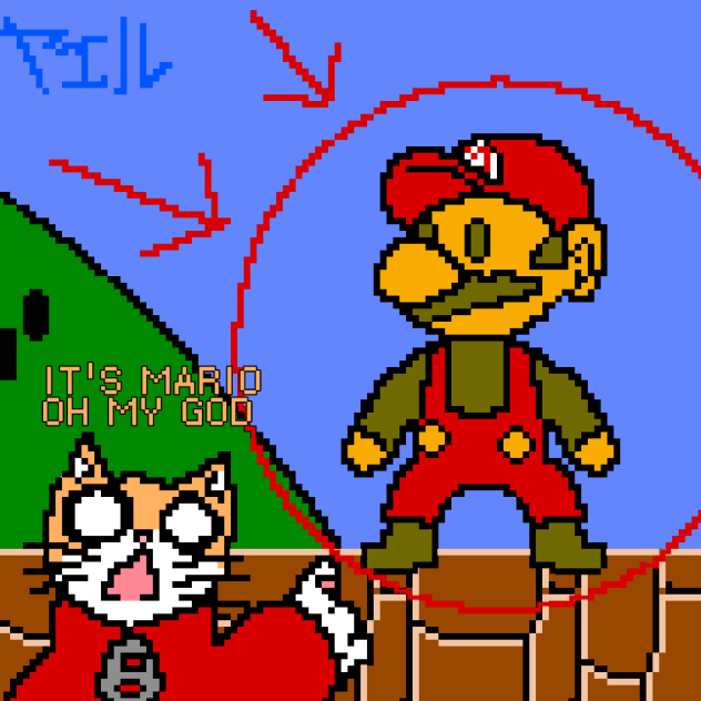 IT'S MARIO OH MY GOD - ibisPaint