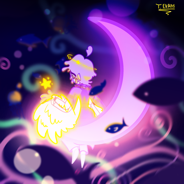 A dream above the stars in the sea