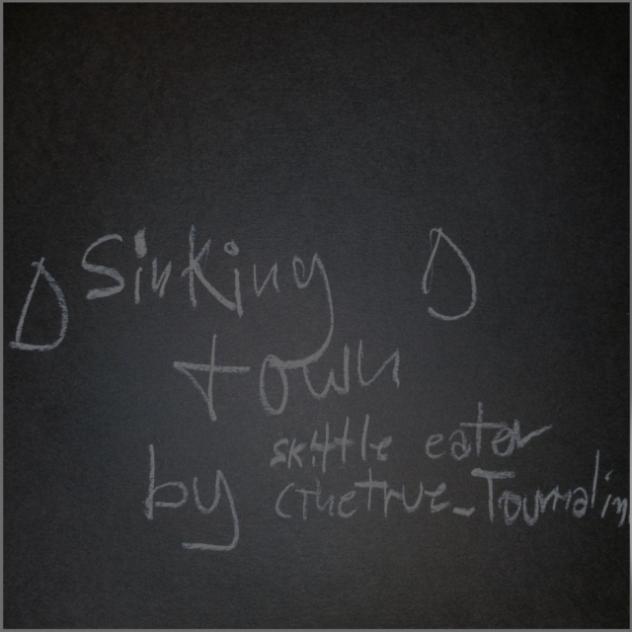 sinking town