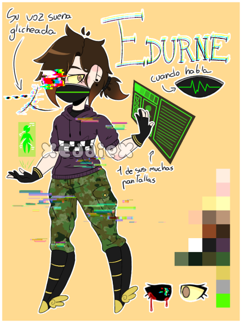 Edurne character card