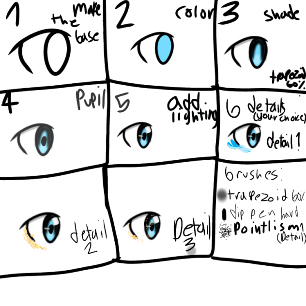 how to make eyes