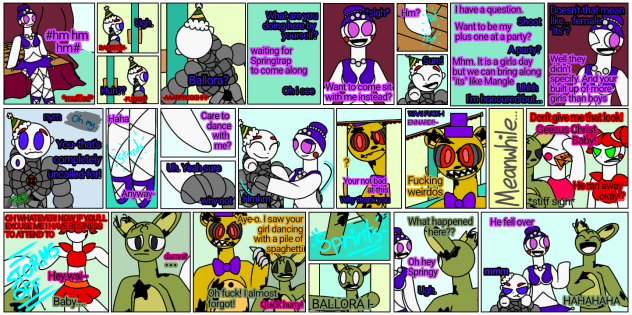 A little dace. Fnaf fanmade comic