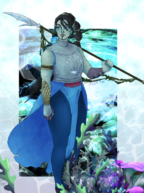 Triton Tempest Cleric Woman