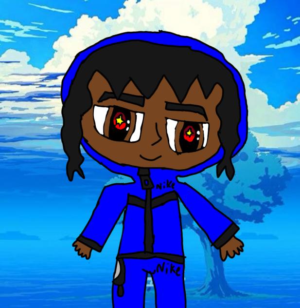 me in the Nike tech makhiya