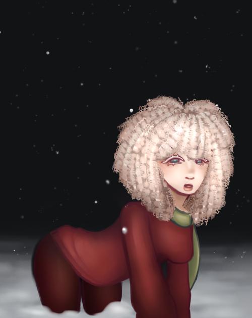 in the snow