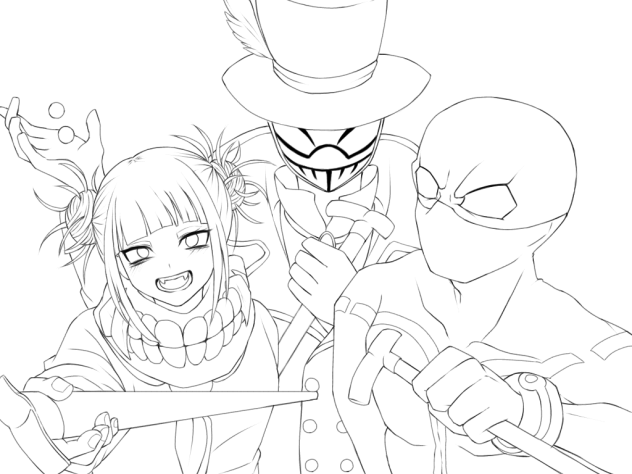 Showtime!  塗り絵