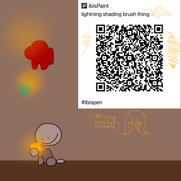 my lightning shading brush thing qr code