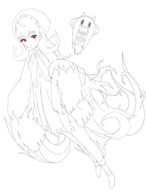 Reimu Endouさん線画