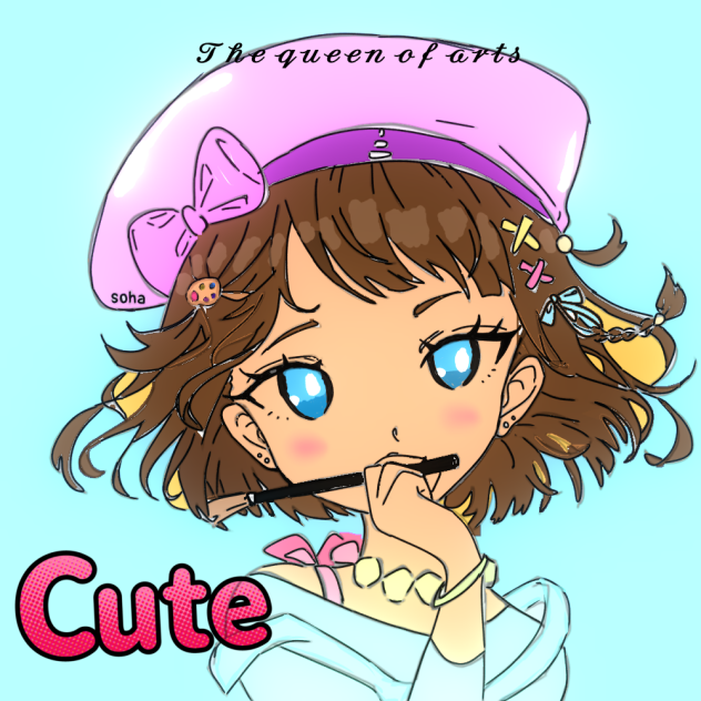 Anime 8 artist girl