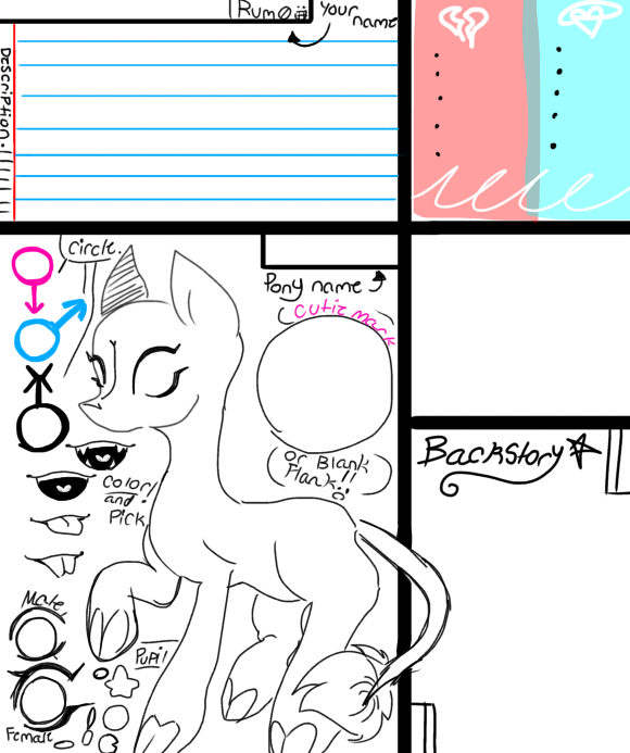 FREE PONY BASE - ibisPaint