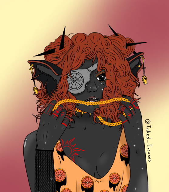 Red bat girl DTIYS