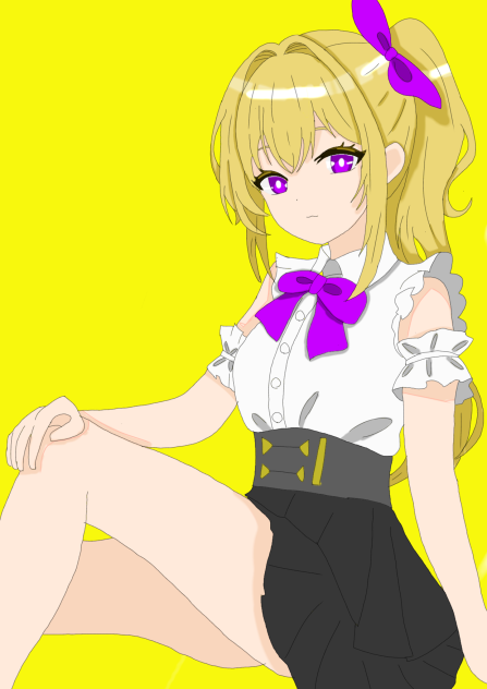 フリー線画4塗った