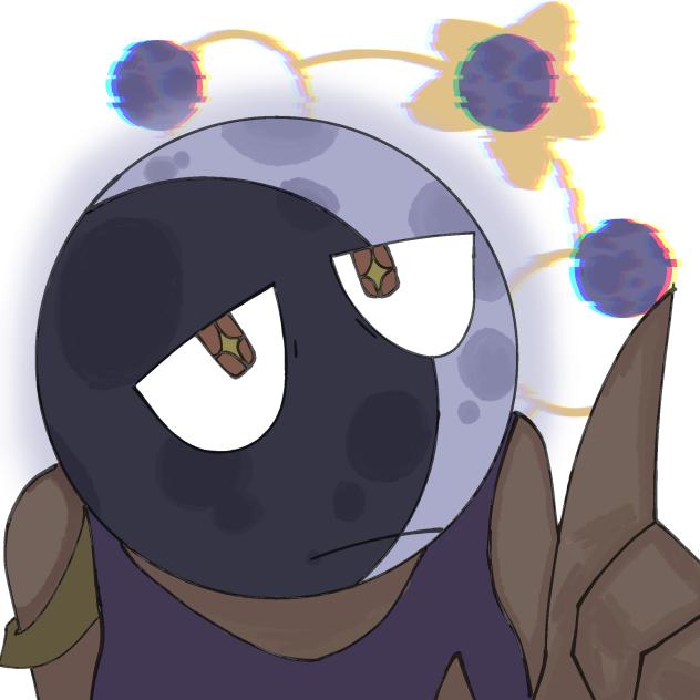 random moon woman