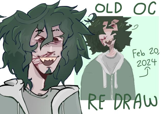 Re-drew an old oc 🌿