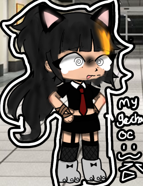 my gacha OC! but she's dizzy lol - ibisPaint