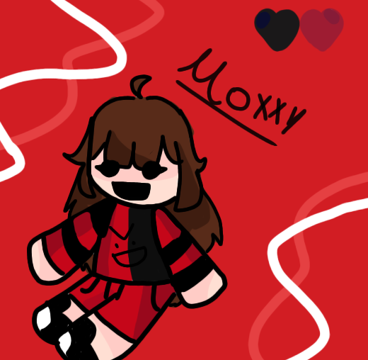 Moxxy plush🖤❤️