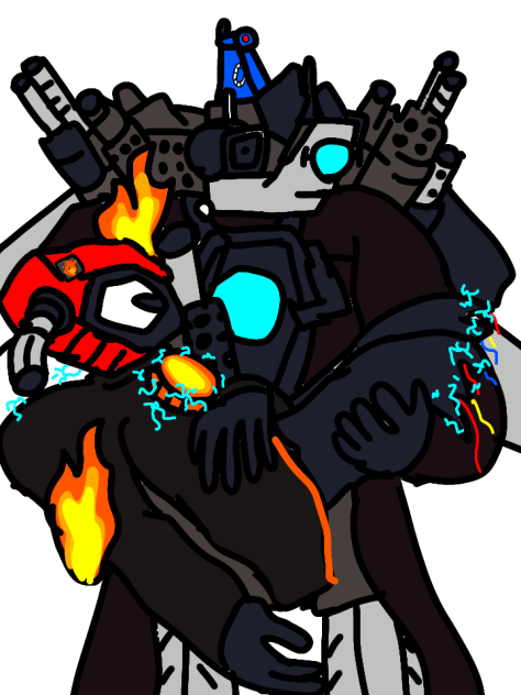 injured titan gasoline man