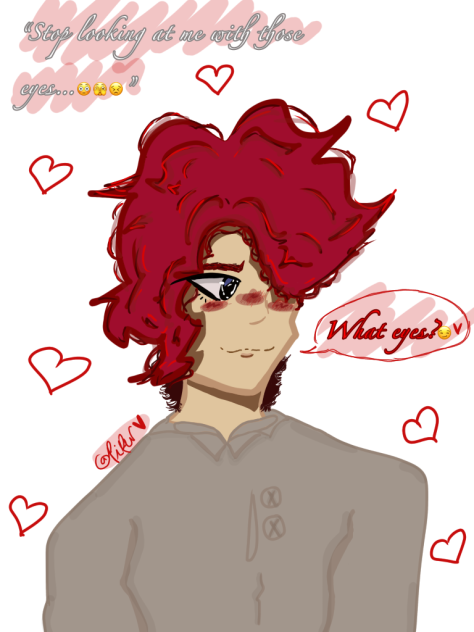 “Stop looking at me with those eyes..🫣🤭”