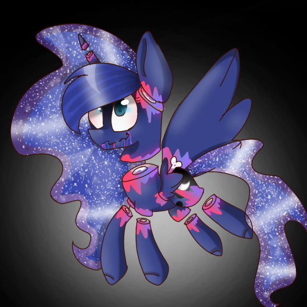 Luna pastel gore