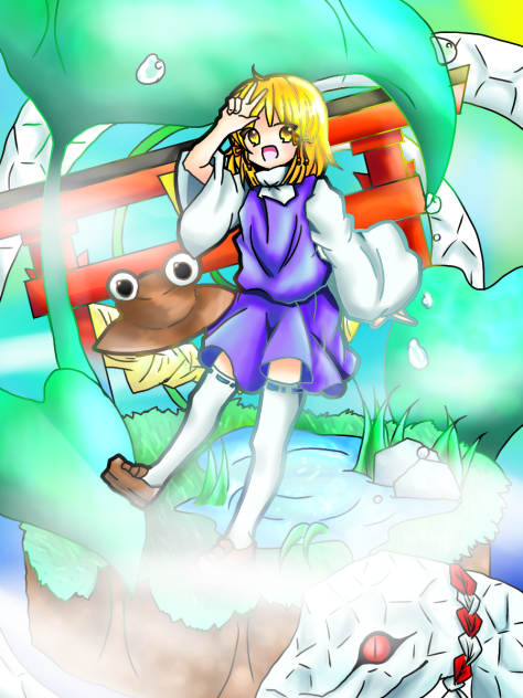 ハルハルさんの線画をお借りしました。