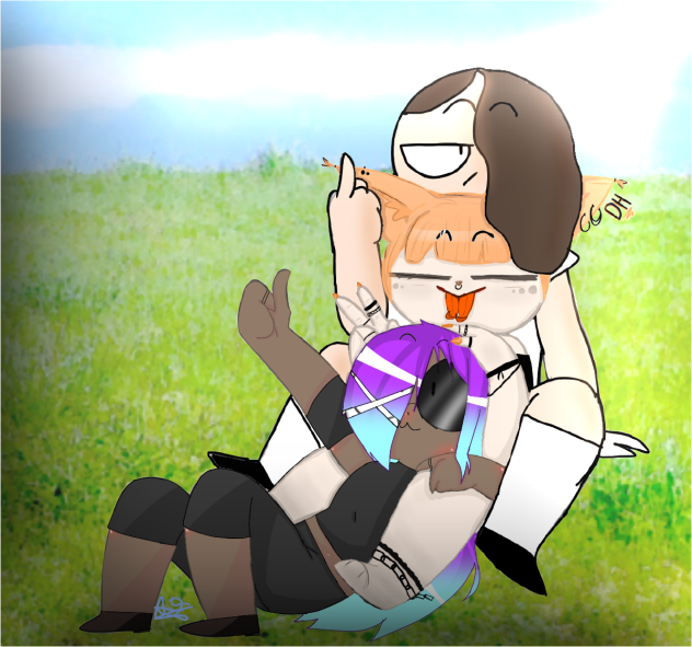 Sitting friends collab