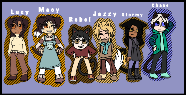 alll my pets as humans