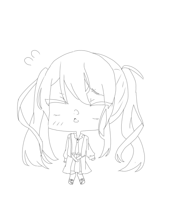 さき塗り絵