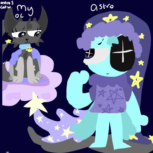 Astro and he’s cat