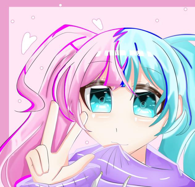 Lollii! Oc drawn again~🍭🍬