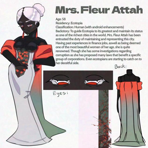 Mrs. Fleur Attah reference sheet