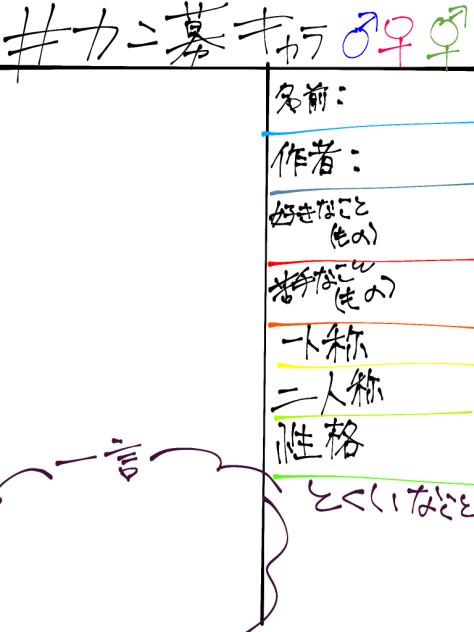 #カン募キャラ