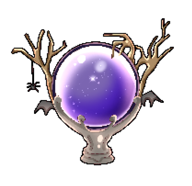 Wizard Crystal ball (pixel)