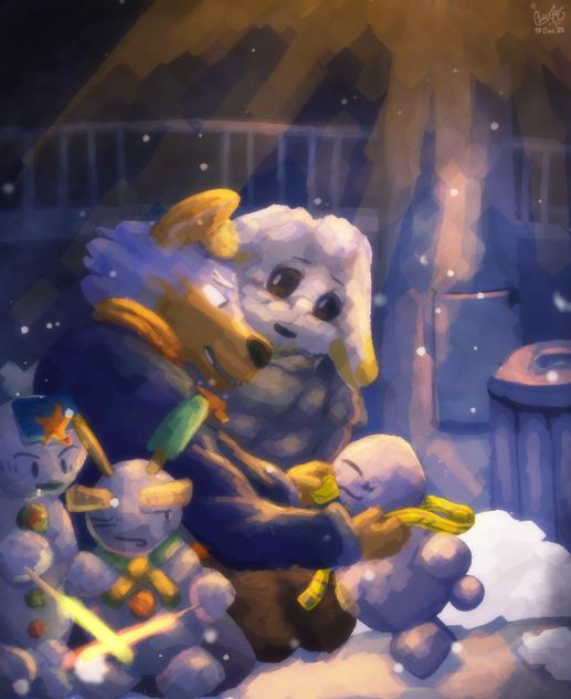 Lost snowman