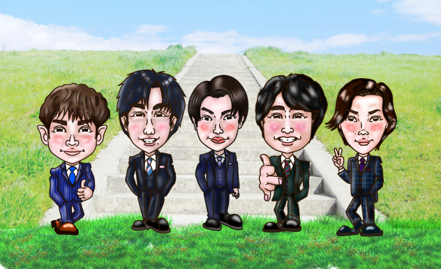 似顔絵　King&Prince