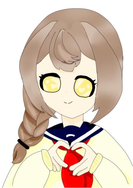 いかちゃんの絵を自分なりにアレンジしてみた！