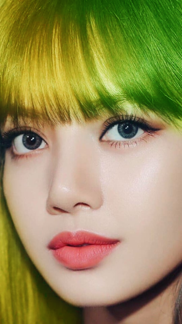 Lisa pelo verde y amarillo 💛💚