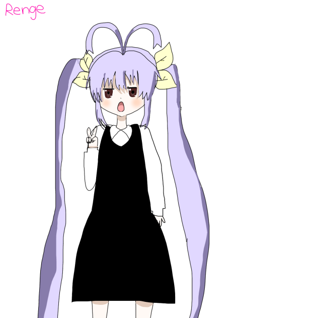 Renge Miyauchi Peace Sign - ibisPaint