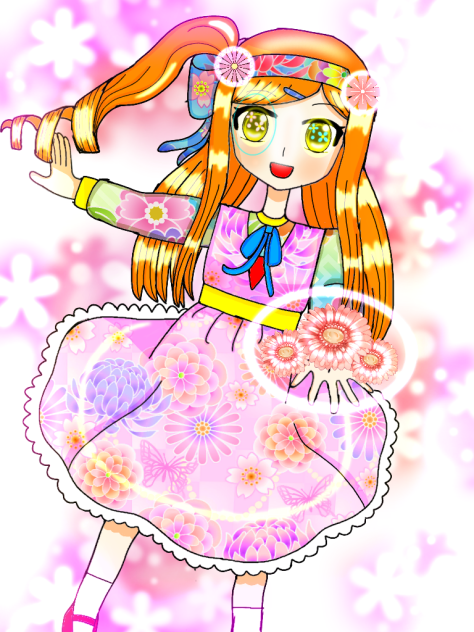 お花だらけ(華花ちゃん)