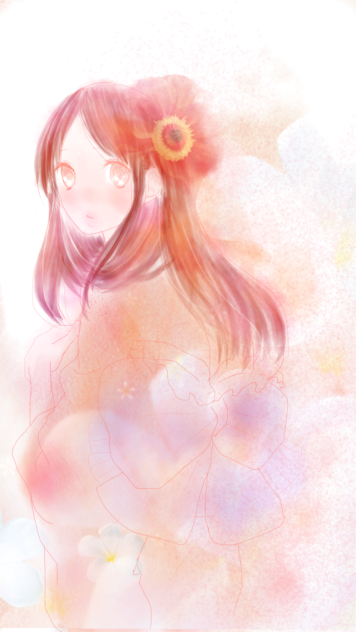浴衣。ゆず色。