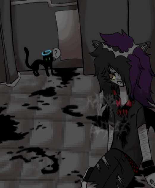 I miss her.. (TW blood)