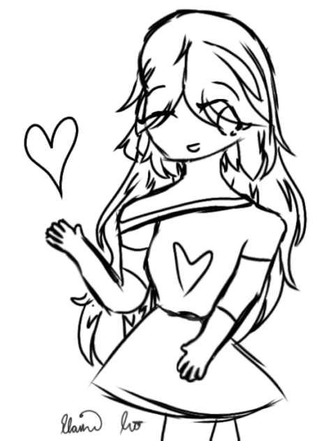 A Girl Who Luv's You Sketch